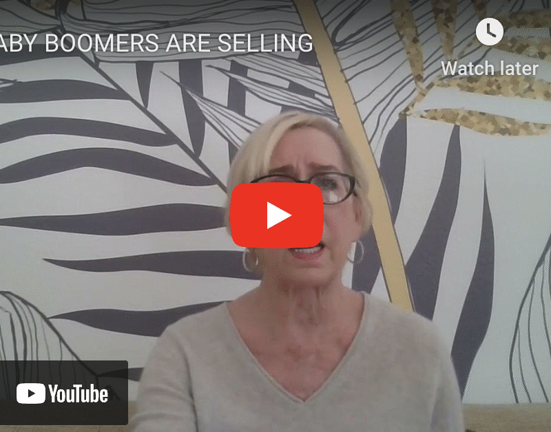 BABY BOOMERS ARE SELLING